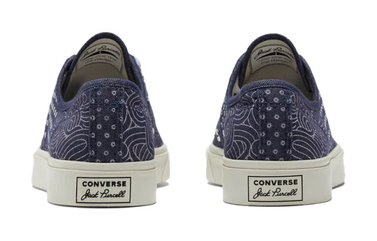 JACK PURCELL Gold Standard PATCHWORK SHIRTING CHAMBRAY MIDNIGHT NAVY LOW CUT 171949C