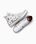 【数量限定】ALL STAR Chuck Taylor x  Tom & Jerry WHITE HI CUT A15112C