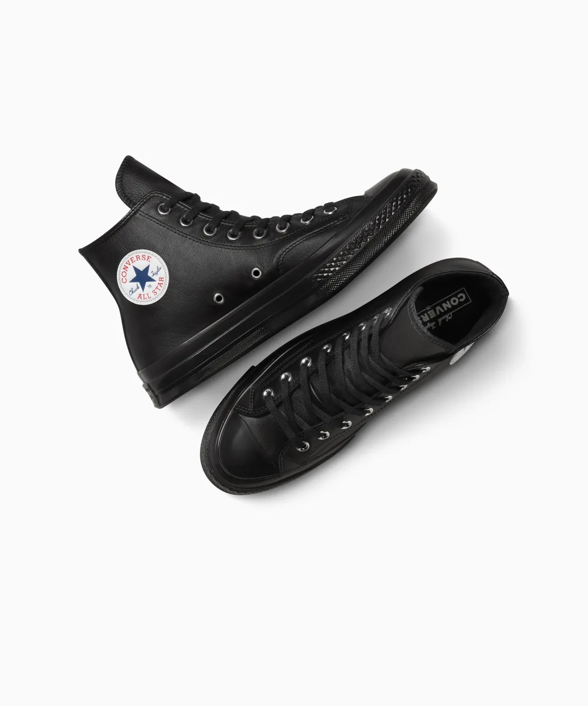 【数量限定・25年 9月新作】CT70 LEATHER（レザー）旧パッチ Black HI CUT A15169C