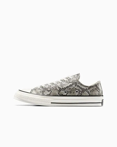 CT70 Faux Snakeskin Pale Surplus LOW CUT A13434C