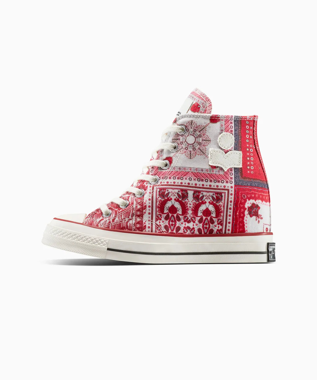 CT70 WEDGE Isabel Marant  Vanilla Ice Red A14802C