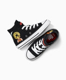 【数量限定】ALL STAR Chuck Taylor x Tom & Jerry BLACK（キッズ）17~21cm HI CUT A15114C