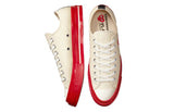 CT70 X Play Comme des Garcons PLAY Pristine Red Midsole LOW CUT A01796C