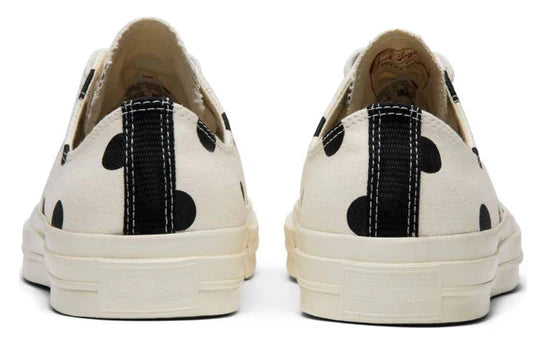 CT70 X Play Comme des Garcons Chuck 70 Ox Polka Dot Milk LOW CUT 157249C