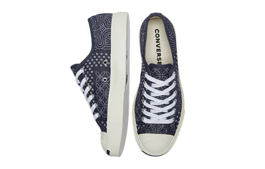 JACK PURCELL Gold Standard PATCHWORK SHIRTING CHAMBRAY MIDNIGHT NAVY LOW CUT 171949C