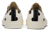 CT70 X Play Comme des Garcons Chuck 70 Ox Polka Dot Milk LOW CUT 157249C