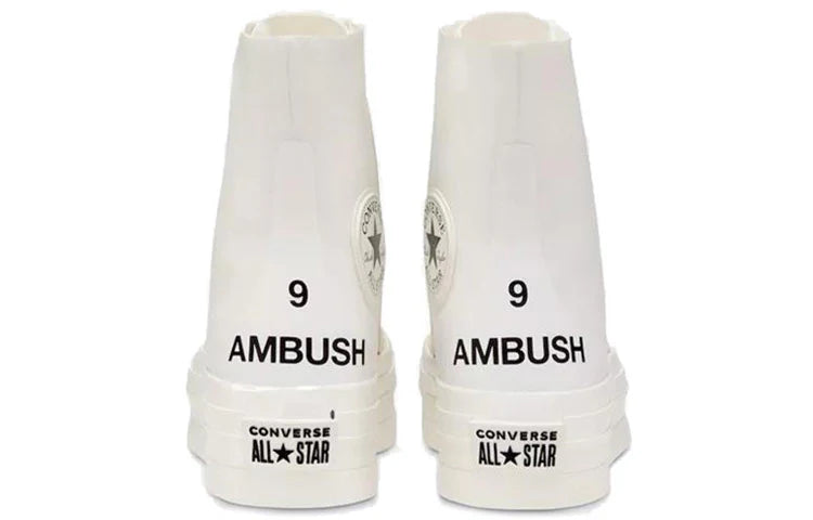【旧旧品番】AMBUSH x ALL STAR Pro Leather White HI CUT 166516C