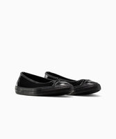 ALL STAR Chuck Taylor Dainty Ballerina Slip On Array Leather BLACK A14158C