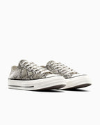 CT70 Faux Snakeskin Pale Surplus LOW CUT A13434C