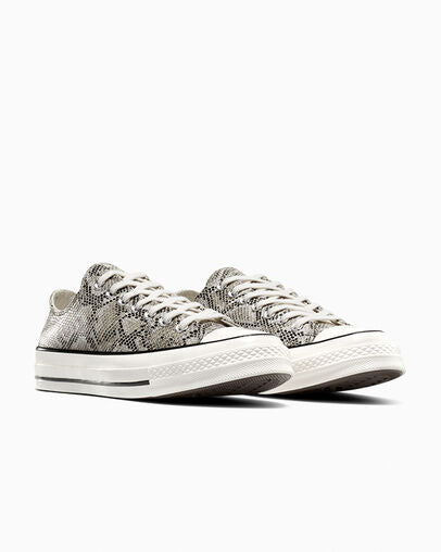 CT70 Faux Snakeskin Pale Surplus LOW CUT A13434C
