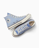CT70 Upcycle Chambray & Gingham BLUE HI CUT A10610C