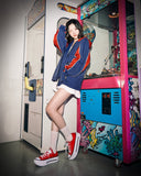 【Hearts2Hearts 着用】ALL STAR DOUBLE STACK RED HI CUT A15542C