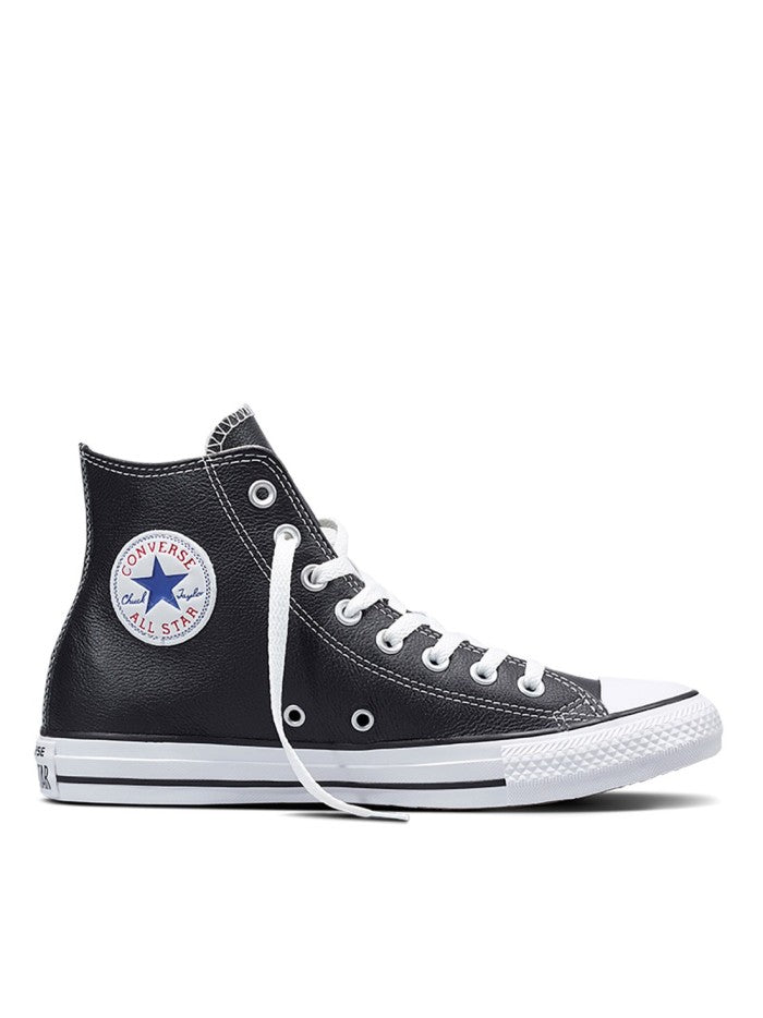 ALL STAR Chuck Taylor Black Leather（レザー）HI CUT 132170C