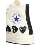 CT70 X Play Comme des Garcons Chuck 70 Ox Multi Heart Egret HI CUT A08148C