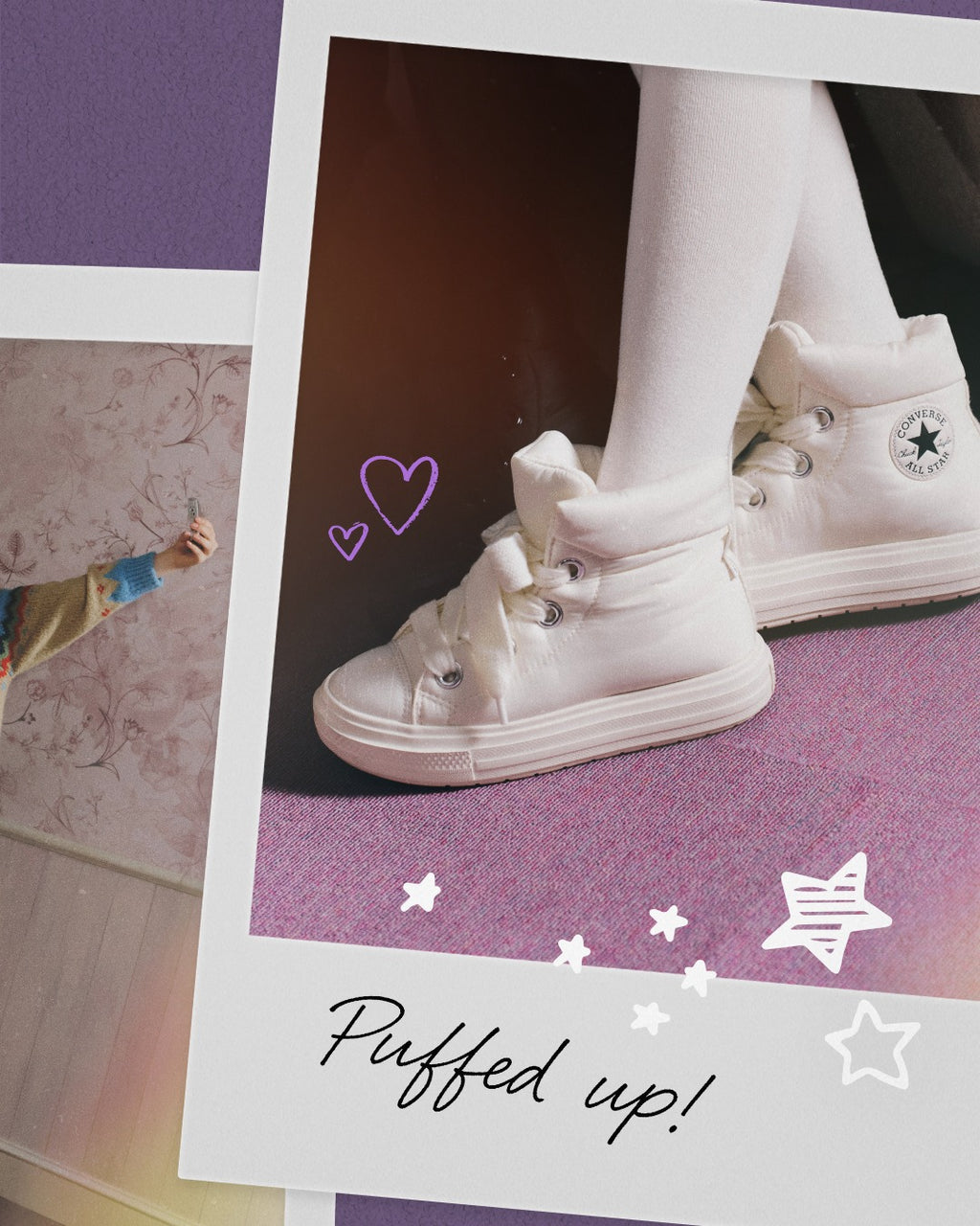 【Hearts2Hearts 着用】ALL STAR Chuck Taylor Waterproof Elements Boot EGRET A17642C