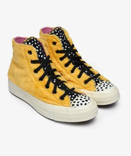 CT70 Fleece Citron Zest Polka Dot HI CUT 572050C