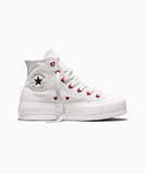 ALL STAR Lift Day One Heart Stitch Vintage White HI CUT A19058C