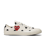 CT70 X Play Comme des Garcons Chuck 70 Ox Polka Dot Milk LOW CUT 157249C
