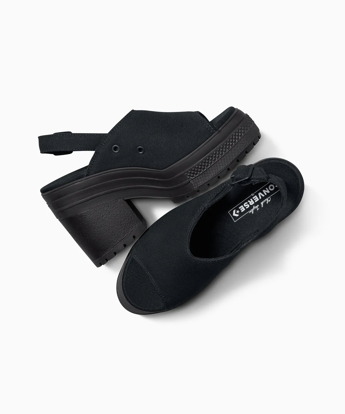 CT70 De Luxe Sandal Platform BLACK A12567C