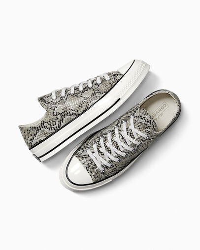 CT70 Faux Snakeskin Pale Surplus LOW CUT A13434C