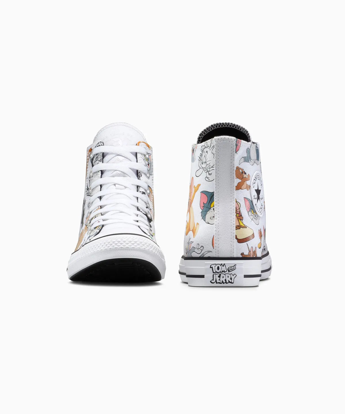 【数量限定】ALL STAR Chuck Taylor x  Tom & Jerry WHITE HI CUT A15112C
