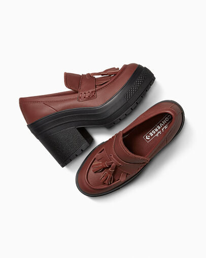 CT70 De Luxe Platform Heel Loafers  Dark Roast LOW CUT A14715C