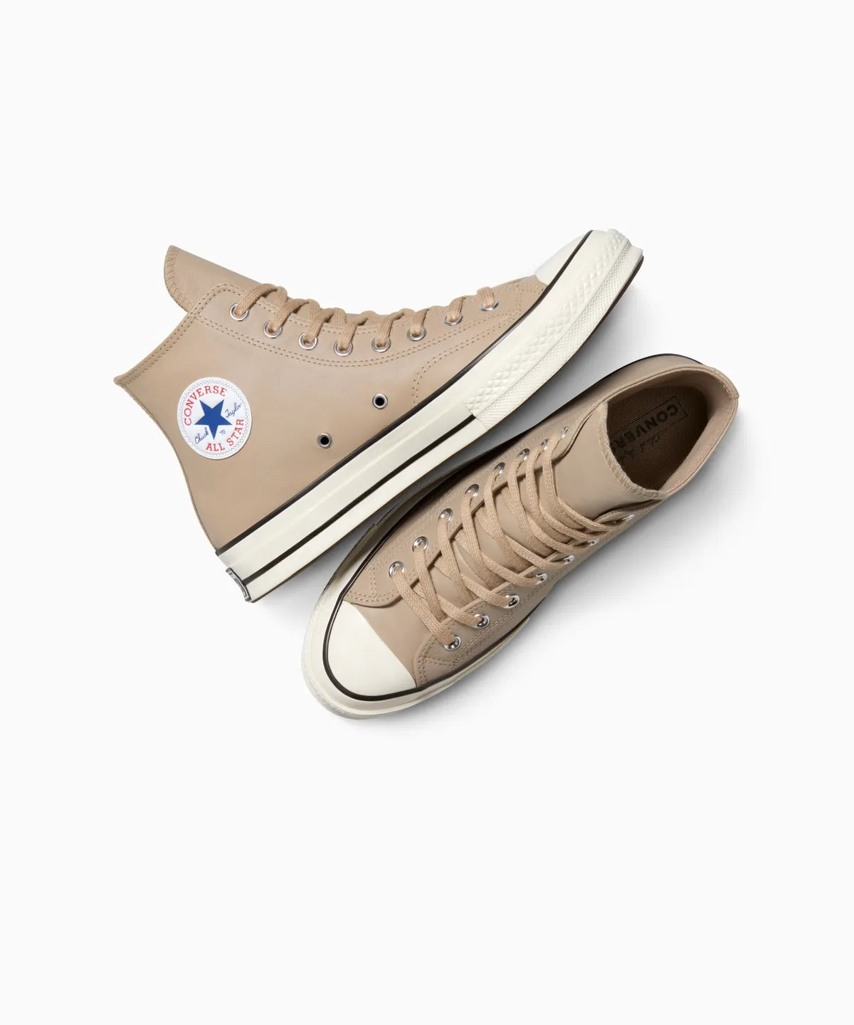 (週末限定値下げ)日本未発売 ALL STAR CT70 グレインレザー シボ革 数量限定】CT70 LEATHER（レザー）SHARK SKIN GREY HI CUT