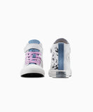 【ナルト 疾風伝  NARUTO SHIPPUDEN 】ALL STAR Chuck Taylor x SASUKE FOSSLIZED WHITE （キッズ）17~21cm HI CUT A16146C