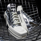 CT70 X DRKSHDW TURBODRK SILVER LACQUERED LOW CUT A01292C