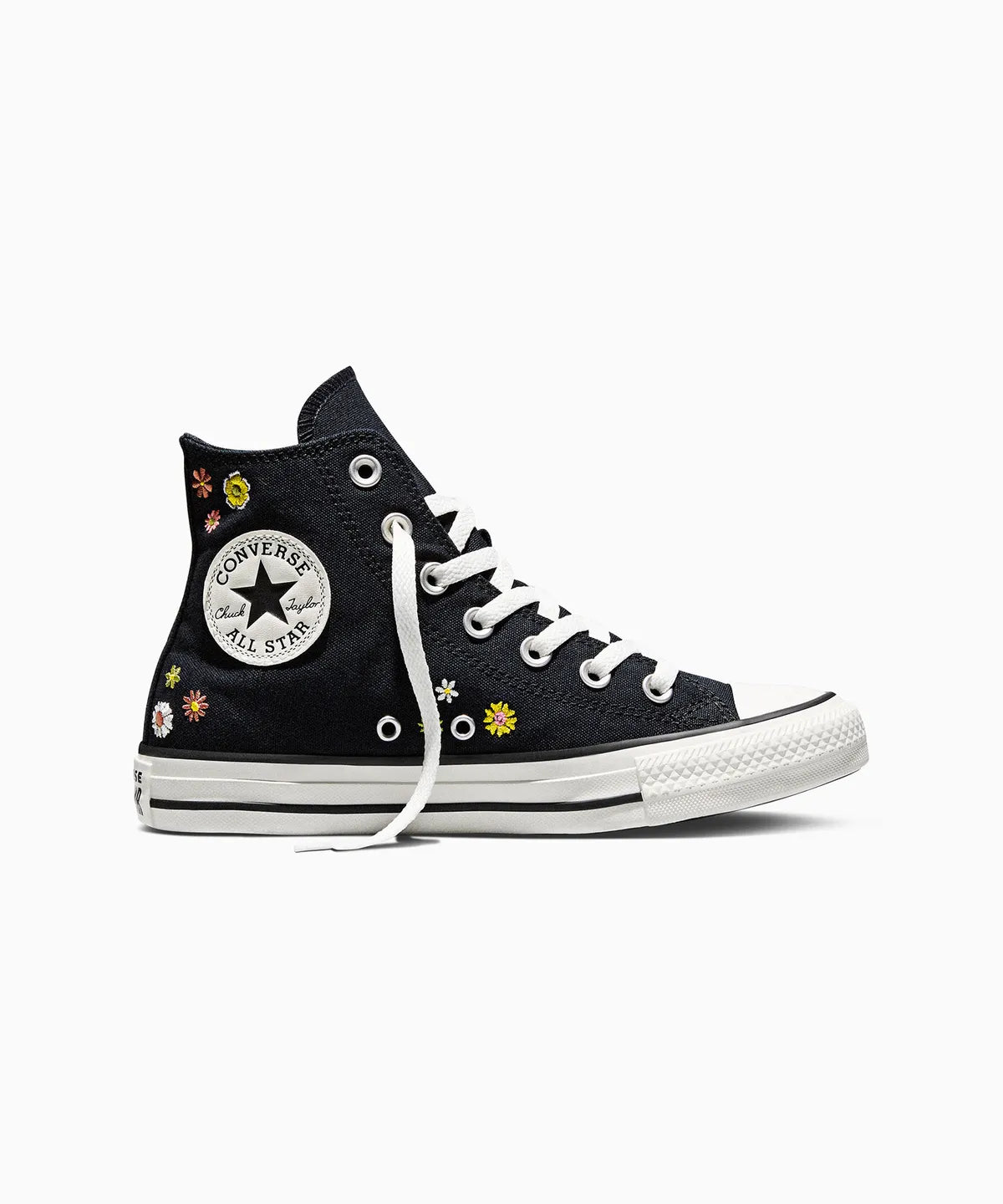 ALL STAR Chuck Taylor Embroidered Florals BLACK HI CUT A16902C 