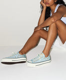 ALL STAR LIFT Heathered Glam Clear Skies LOW CUT A17596C