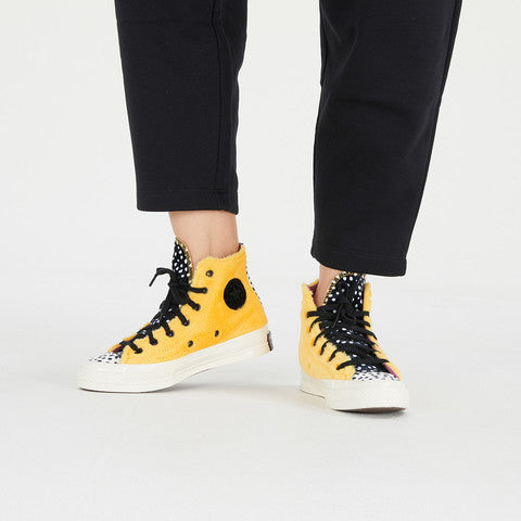 CT70 Fleece Citron Zest Polka Dot HI CUT 572050C