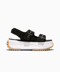RUN STAR Platform Sandals Suede Black LOW CUT A20649C