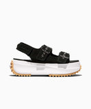 RUN STAR Platform Sandals Suede Black LOW CUT A20649C