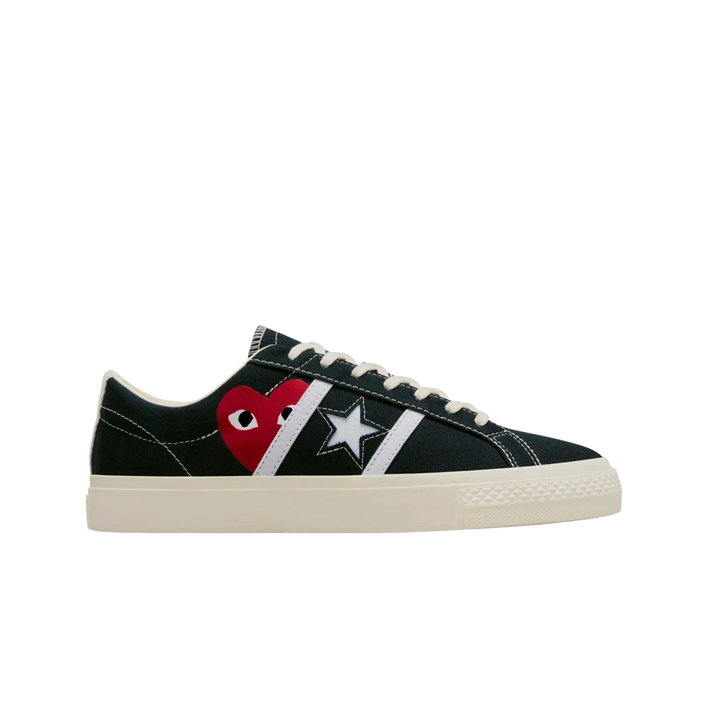 ONE STAR（CONS）X Comme des Garcons PLAY BLACK LOW CUT A09870C