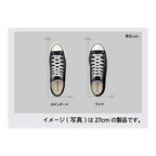 【WIDE FIT】CT70 PARCHMENT LOW CUT （生成り）162062MP