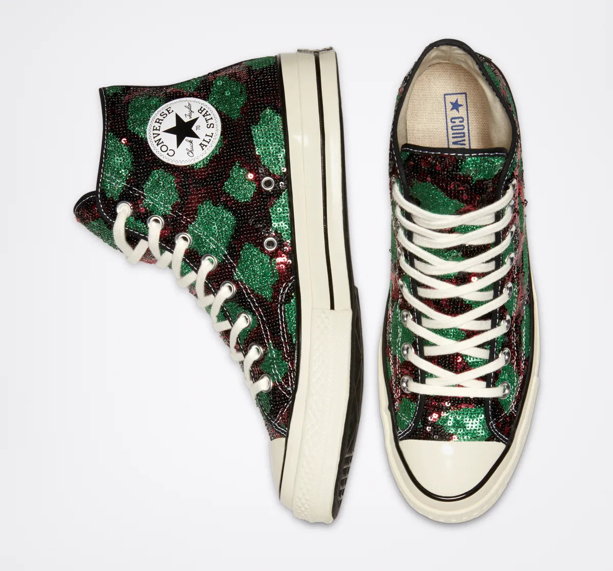 CT70 Snake Pattern Red Green HI CUT 166561C