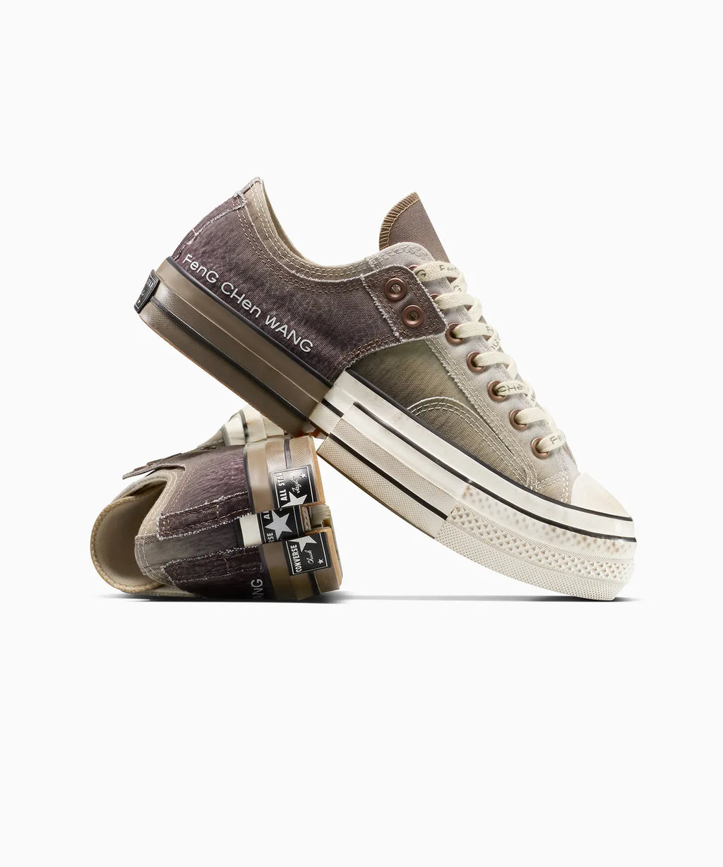 【25/5月新作】CT70 x Feng Chen Wang （フェン・チェン・ワン）2-in-1 BROWN LOW CUT A15741C