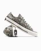CT70 Faux Snakeskin Pale Surplus LOW CUT A13434C