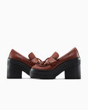 CT70 De Luxe Platform Heel Loafers  Dark Roast LOW CUT A14715C