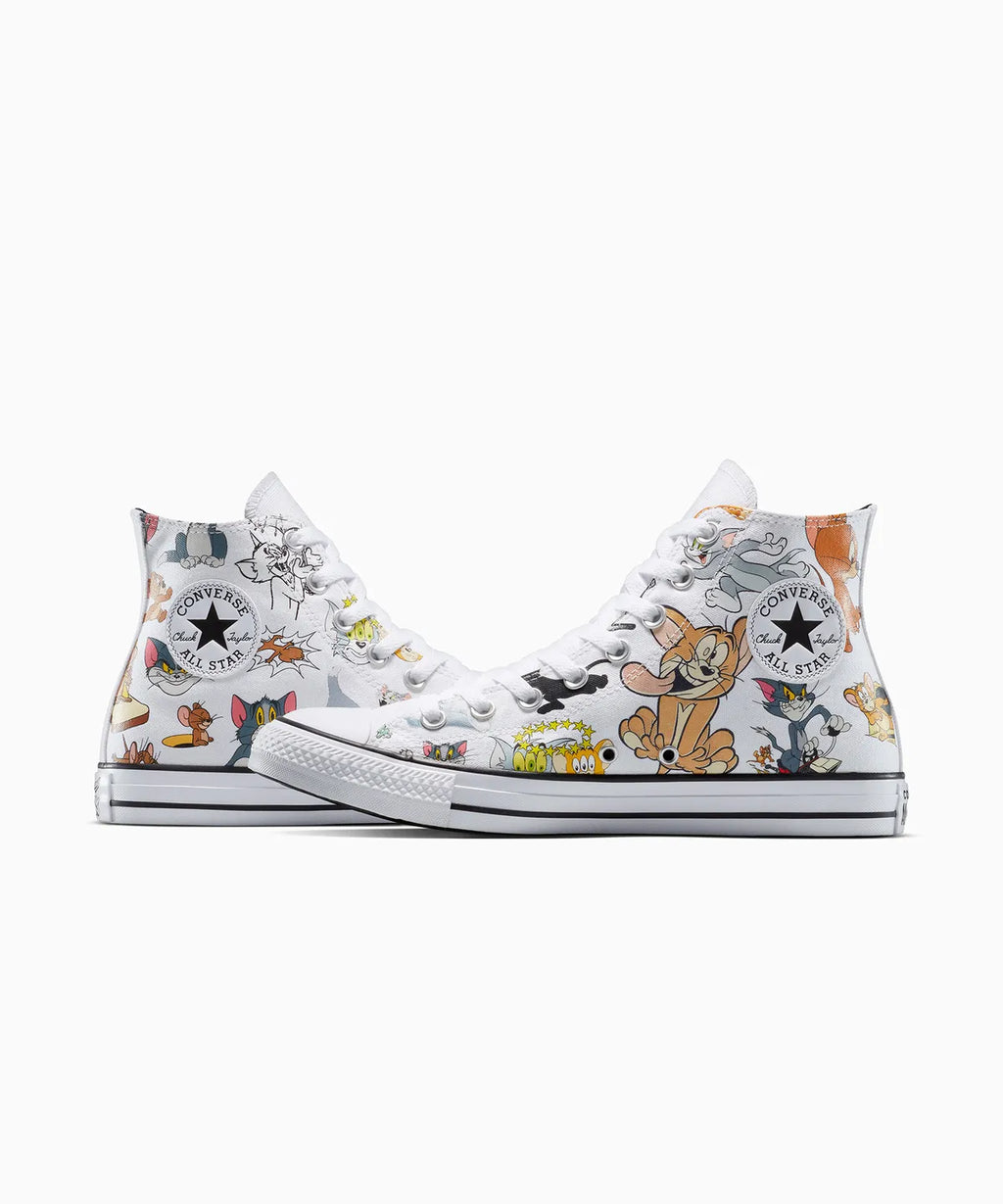 【数量限定】ALL STAR Chuck Taylor x  Tom & Jerry WHITE HI CUT A15112C