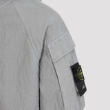 Stone Island Wrinkle Corduroy Padded Jacket Pearl Grey K2S154100056 S0229 V0061