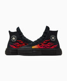 ALL STAR Lift FLAMES BLACK HI CUT A07553C