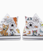 【数量限定】ALL STAR Chuck Taylor x  Tom & Jerry WHITE HI CUT A15112C