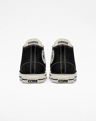 CONS CTAS PRO SUEDE BLACK MID CUT A02136C