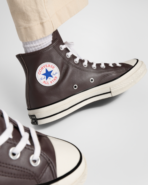 【旧パッチ・数量限定】CT70 CLASSIC LEATHER（レザー）COFFEE NUT HI CUT A10154C