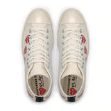 CT70 X Play Comme des Garcons Ox Multi-Heart White HI CUT 162972C