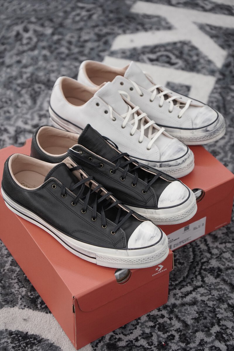 【数量限定】CT70 Vintage White Leather（レザー）LOW CUT A02624C