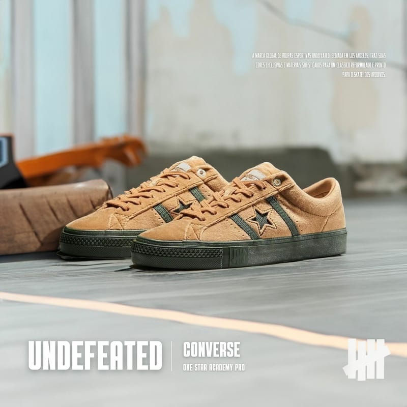 ONE STAR PRO（CONS）ACADEMY X Undefeated BROWN LOW CUT A12132C