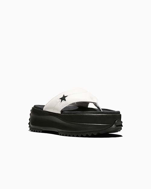 RUN STAR Platform Sandals Suede Vintage White LOW CUT A20652C